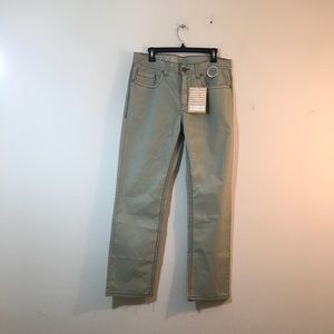 T.K. Axel Light Green Chino Straight Pant 34x30